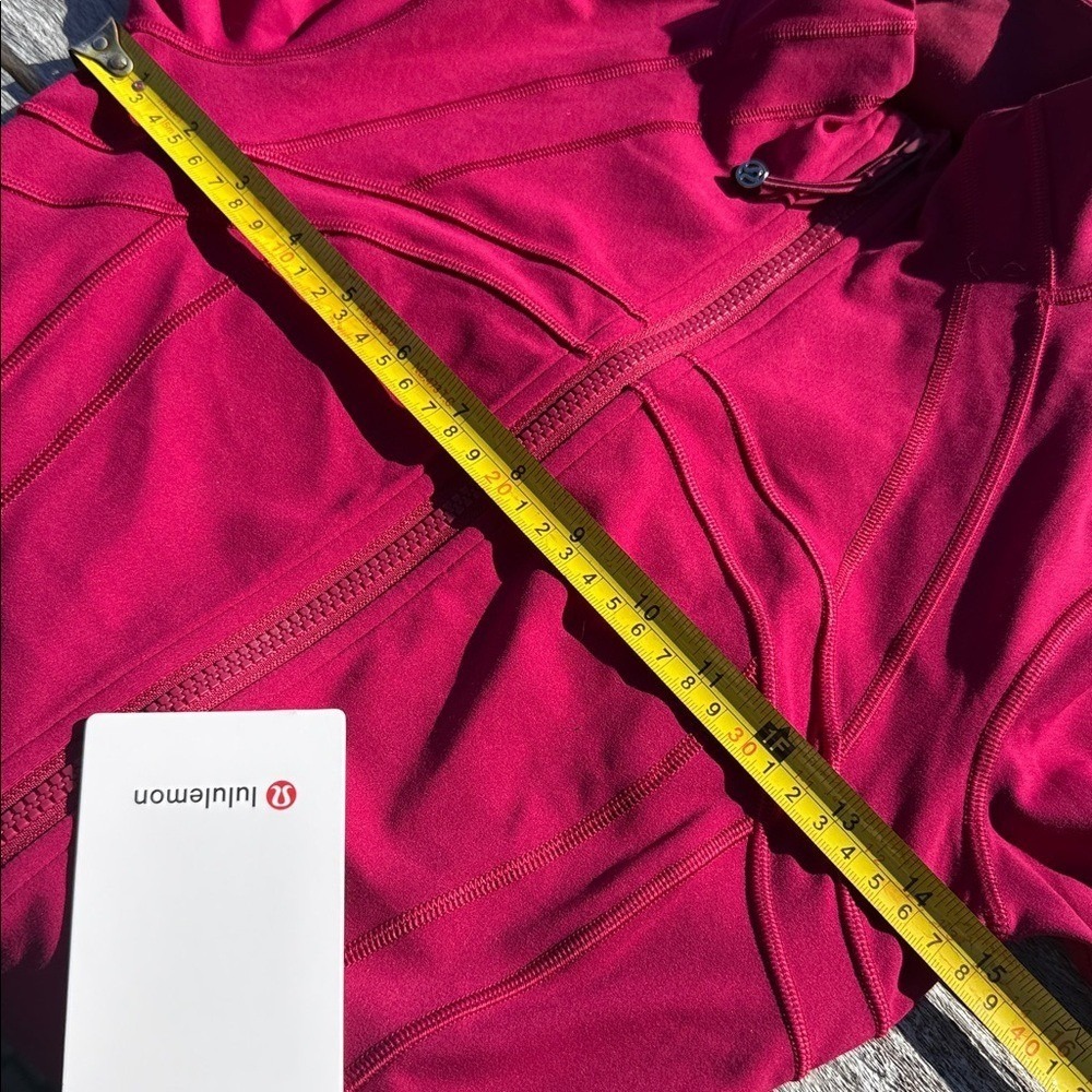 Lululemon Define Jacket Nulu Berry Rumble size 4 NWT pink - Picture 5 of 8